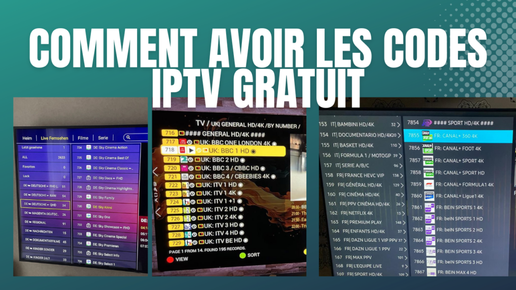 codes iptv